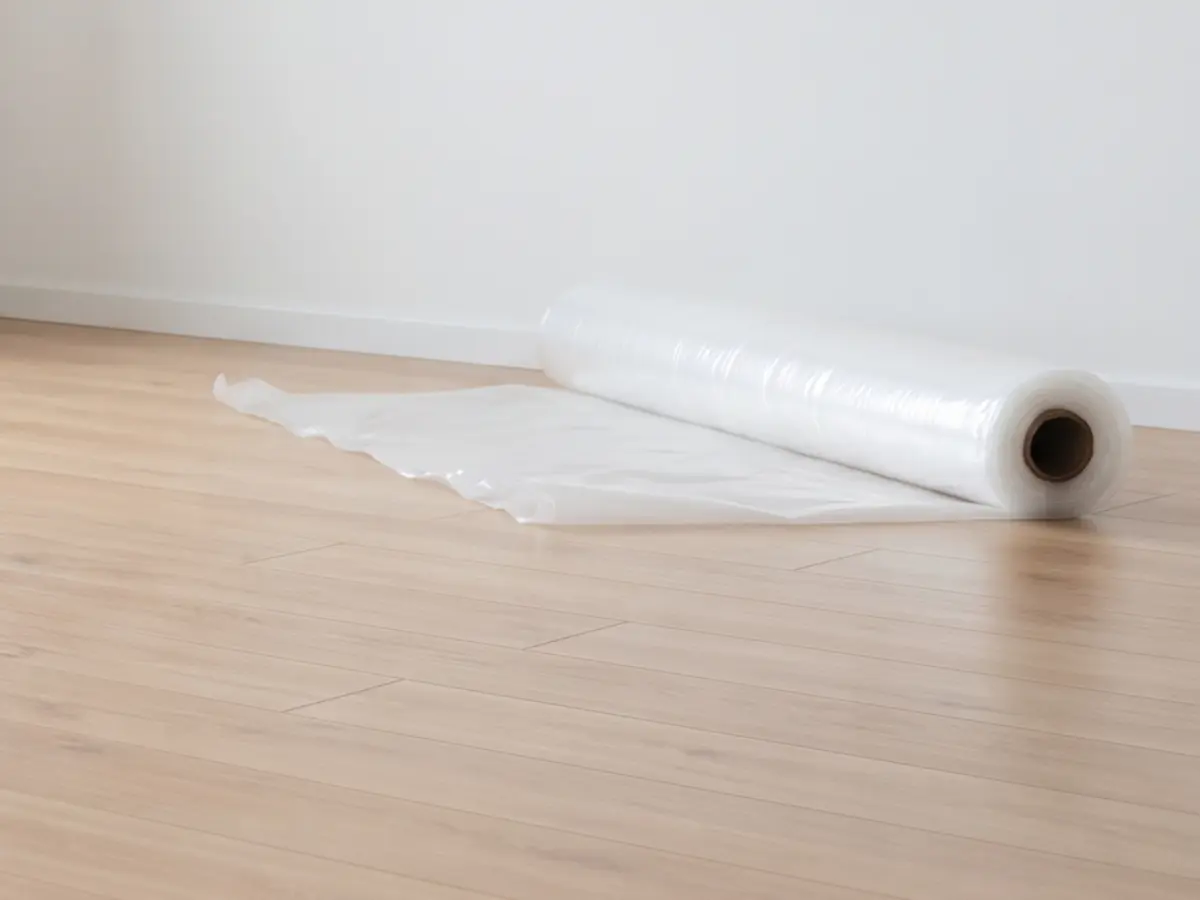 Svetel prostor pripravljen na čiščenje po prenovi
